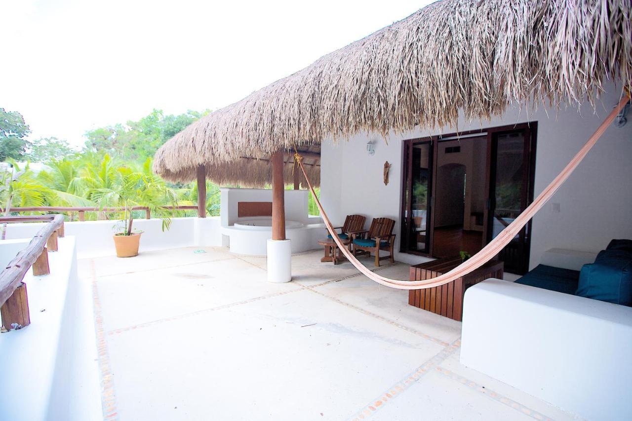 Hotel Rancho Encantado Bacalar Buitenkant foto